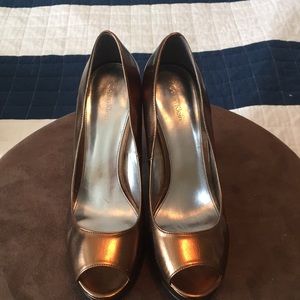 Calvin Klein Bronze Pumps